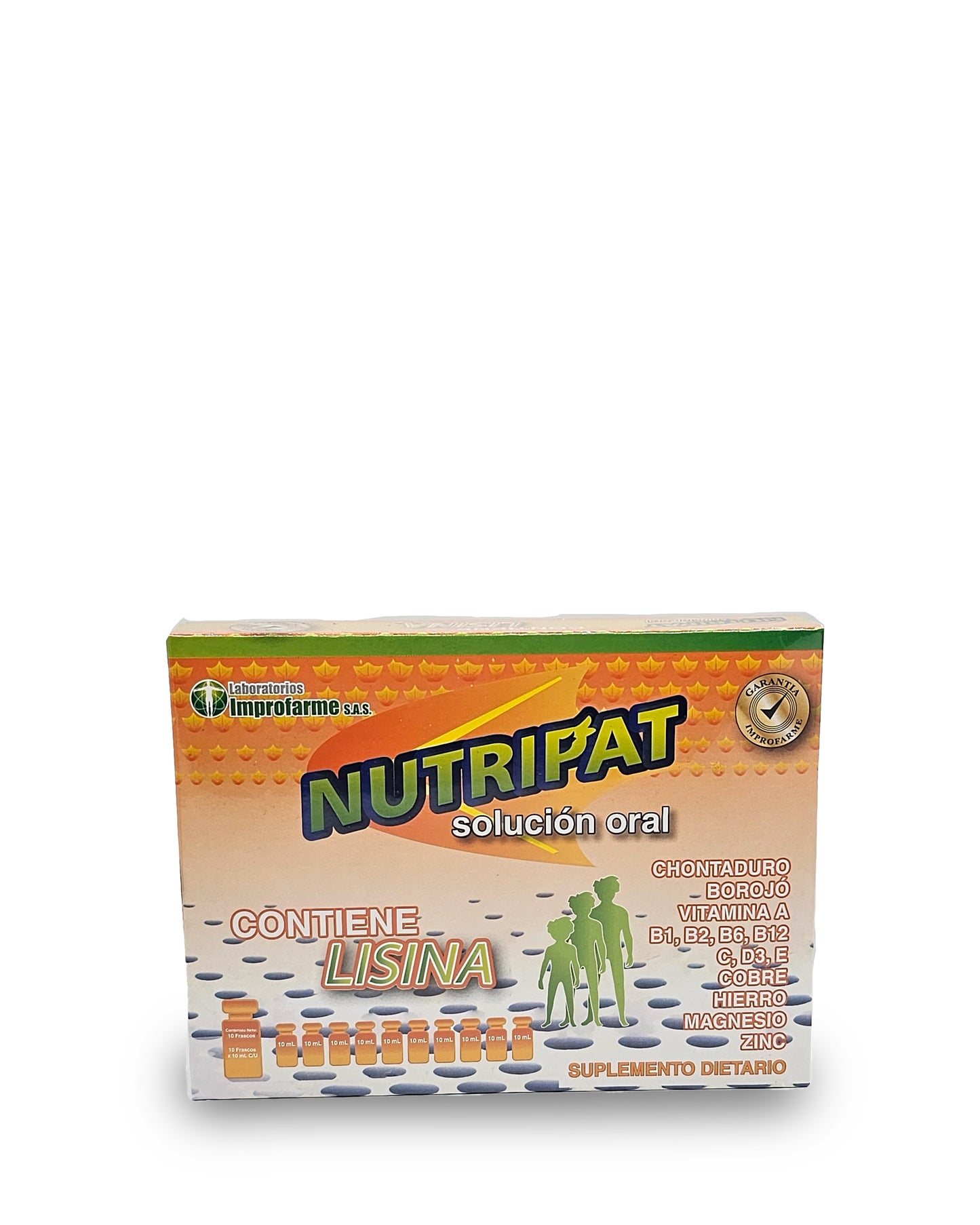 NUTRIPAT CAJA DE 10 FRASCOS POR 10 mL.