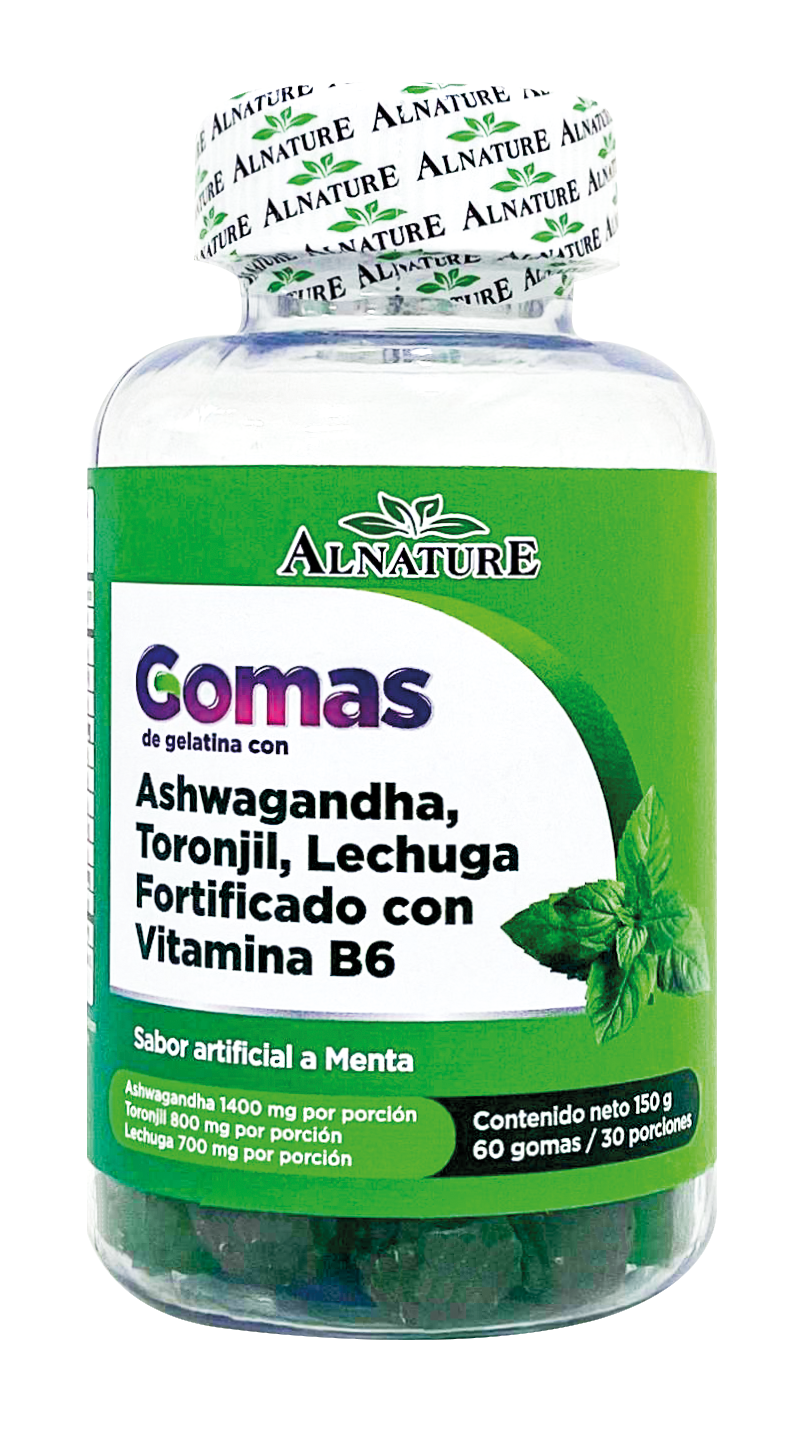 GOMAS DE GELATINA CON ASHWAGANDHA