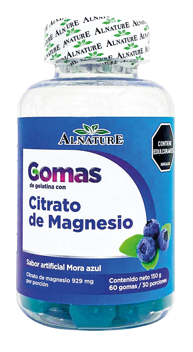 GOMAS DE GELATINA CON CITRATO DE MAGNESIO