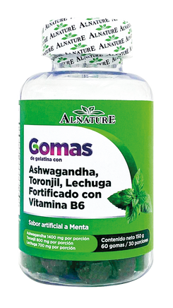 GOMAS DE GELATINA CON ASHWAGANDHA