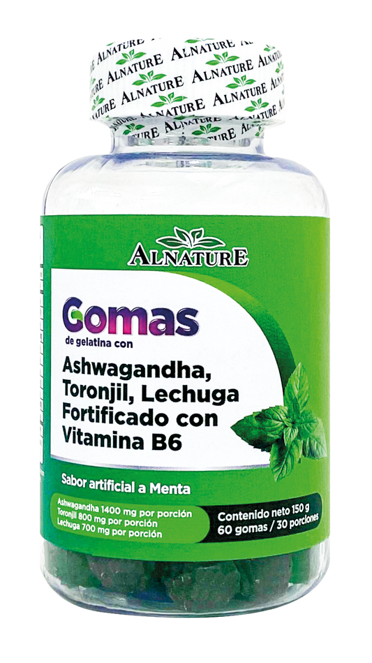 GOMAS DE GELATINA CON ASHWAGANDHA