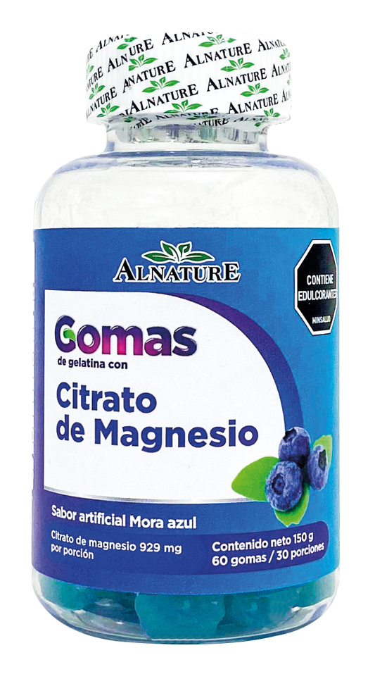 GOMAS DE GELATINA CON CITRATO DE MAGNESIO